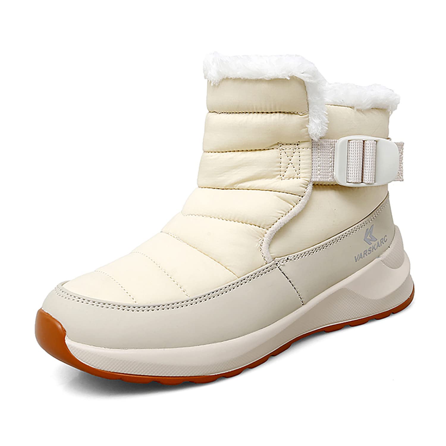 VARSKARC Women's Waterproof Snow Boots - Winter Hiking Boots with Non-Slip Sole for Outdoor Activities, Snowy Weather & Casual Wear