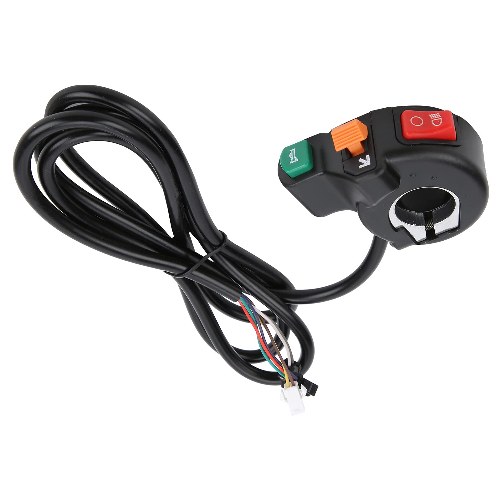 Keenso 3-in-1 Motorcycle & Electric Bike Handlebar Switch - Horn, Turn Signal & Headlight Control for 22.5mm Handlebars | Durable E-Bike Modification Accessories | Perfect for Commuting, Off-Road & Urban Riding