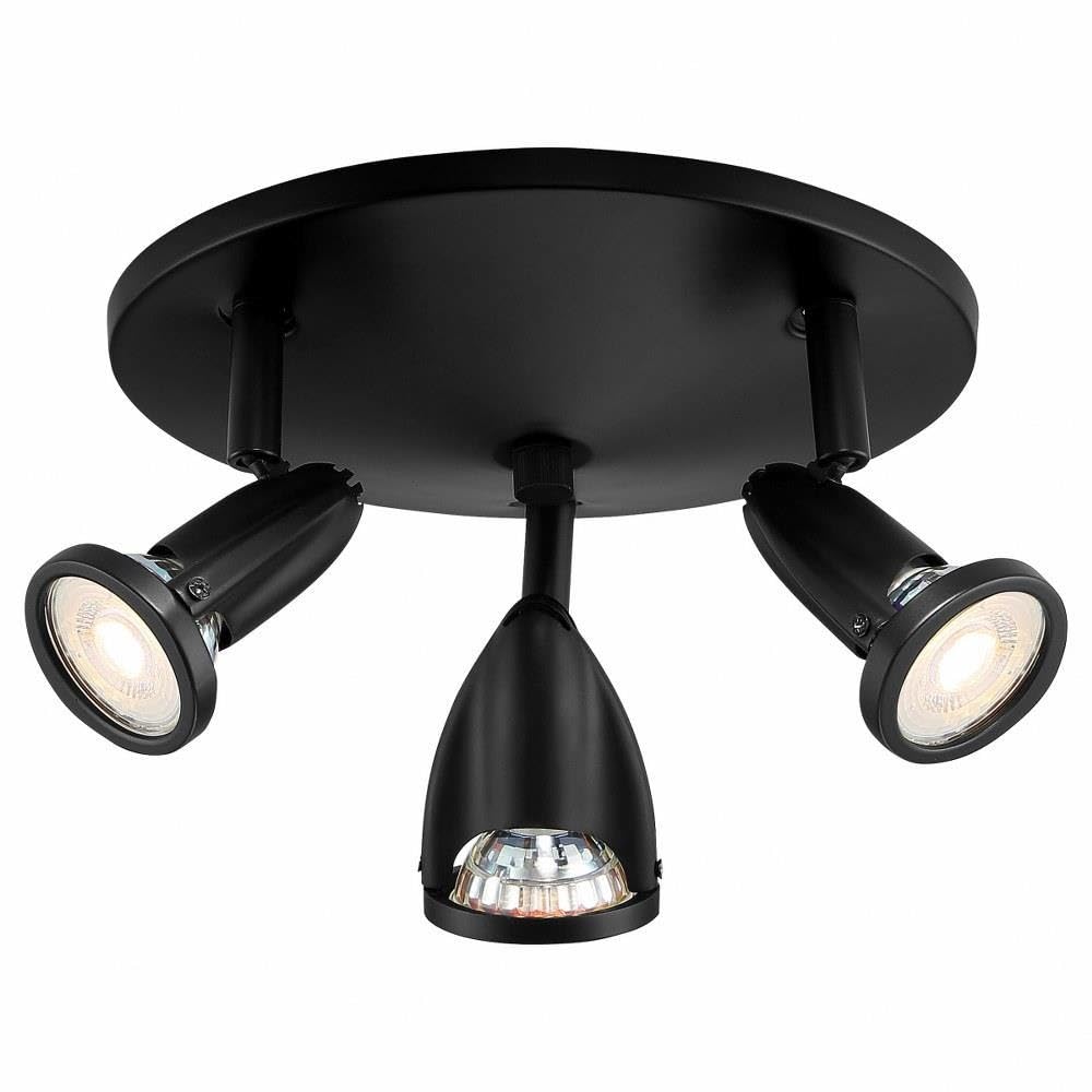 Access Lighting HI Access 52103LEDDLP-BL Black LED Spotlight Cluster - Modern Cobra Collection for Living Room, Bedroom & Hallway Lighting