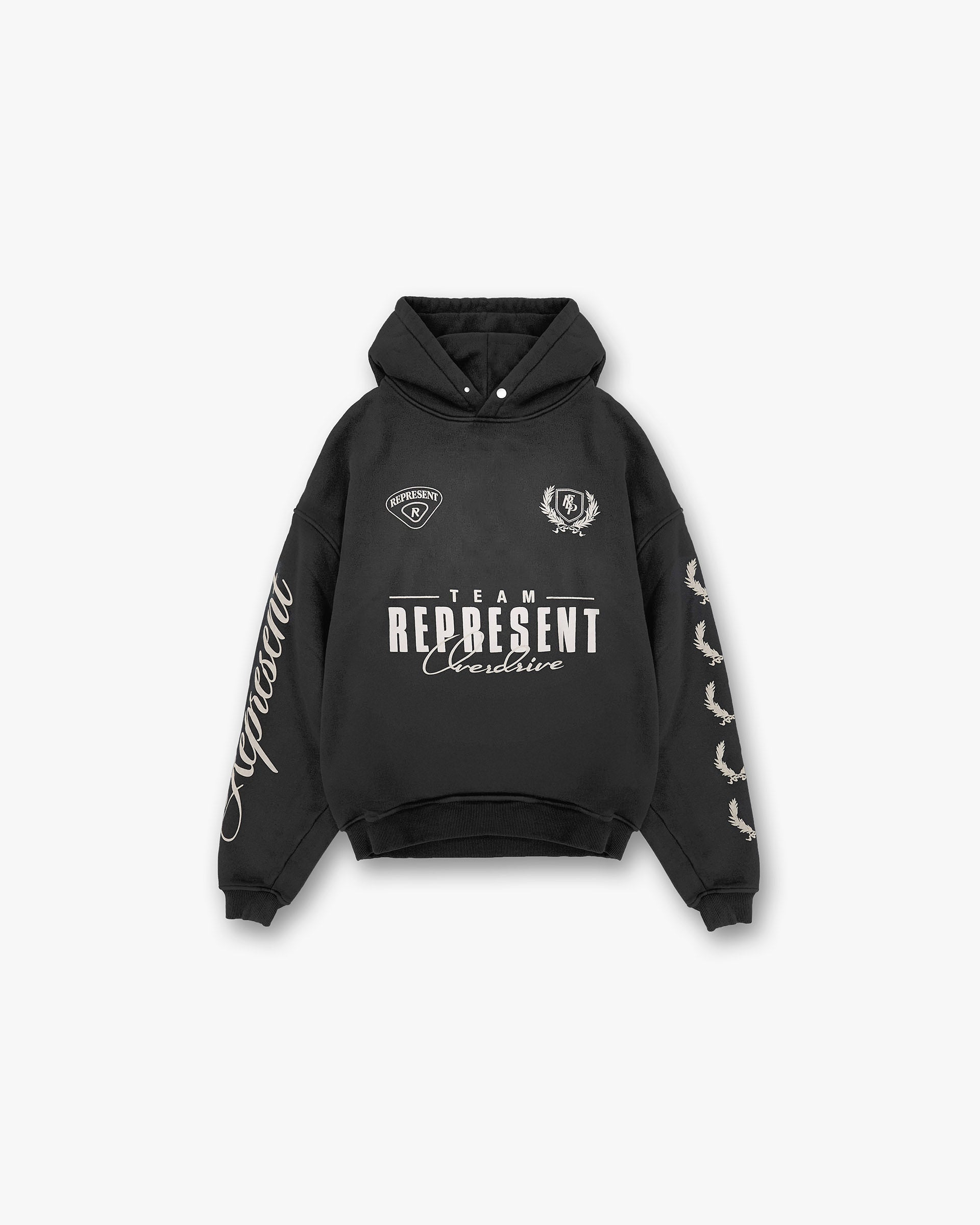 World Championship Hoodie - Stained Black | Comfortable & Stylish Pullover for Sports Fans & Athletes | Perfect for Gym, Running & Casual Wear