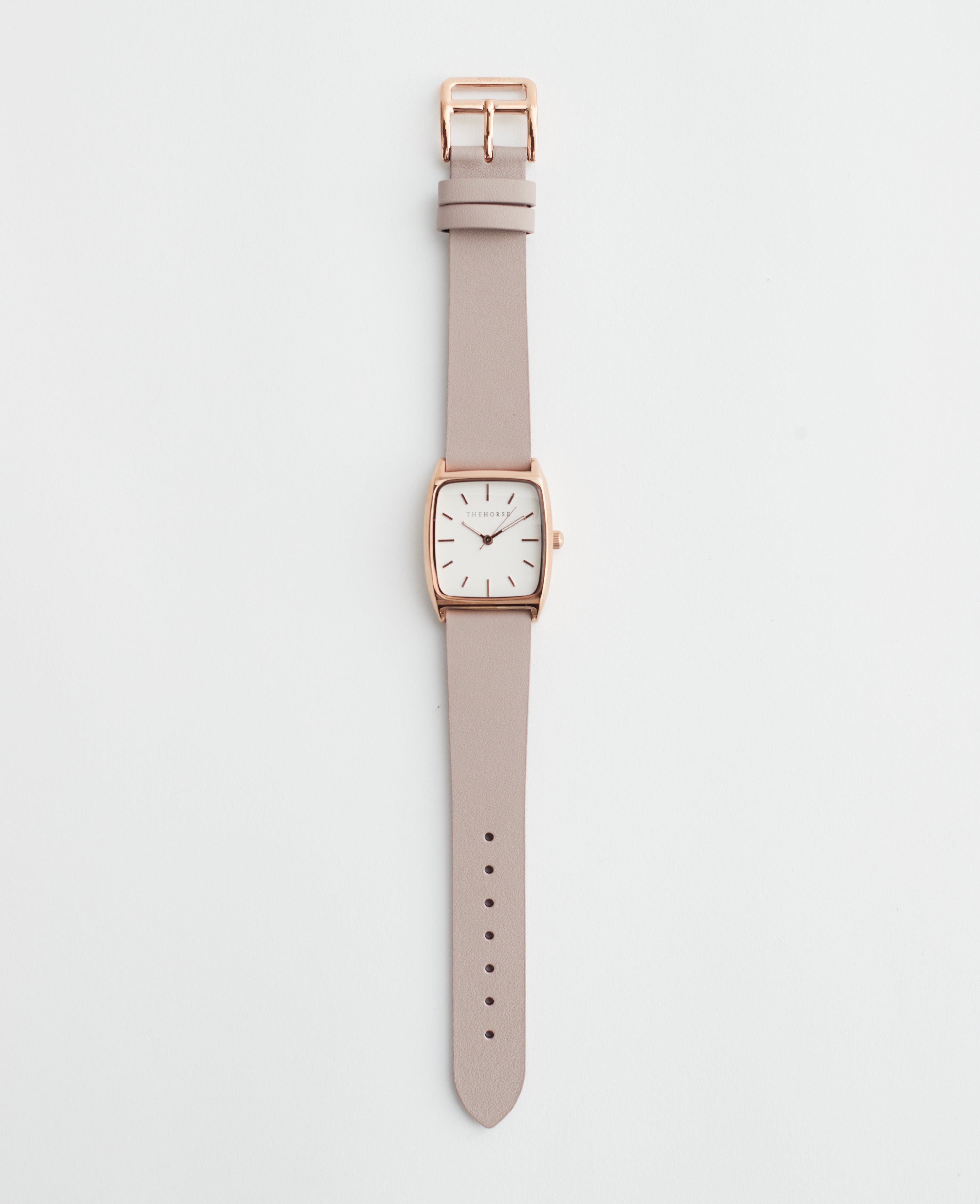 Elegant Rose Gold Dress Watch with White Dial & Blush Leather Strap - Perfect for Weddings, Business Meetings & Formal Occasions