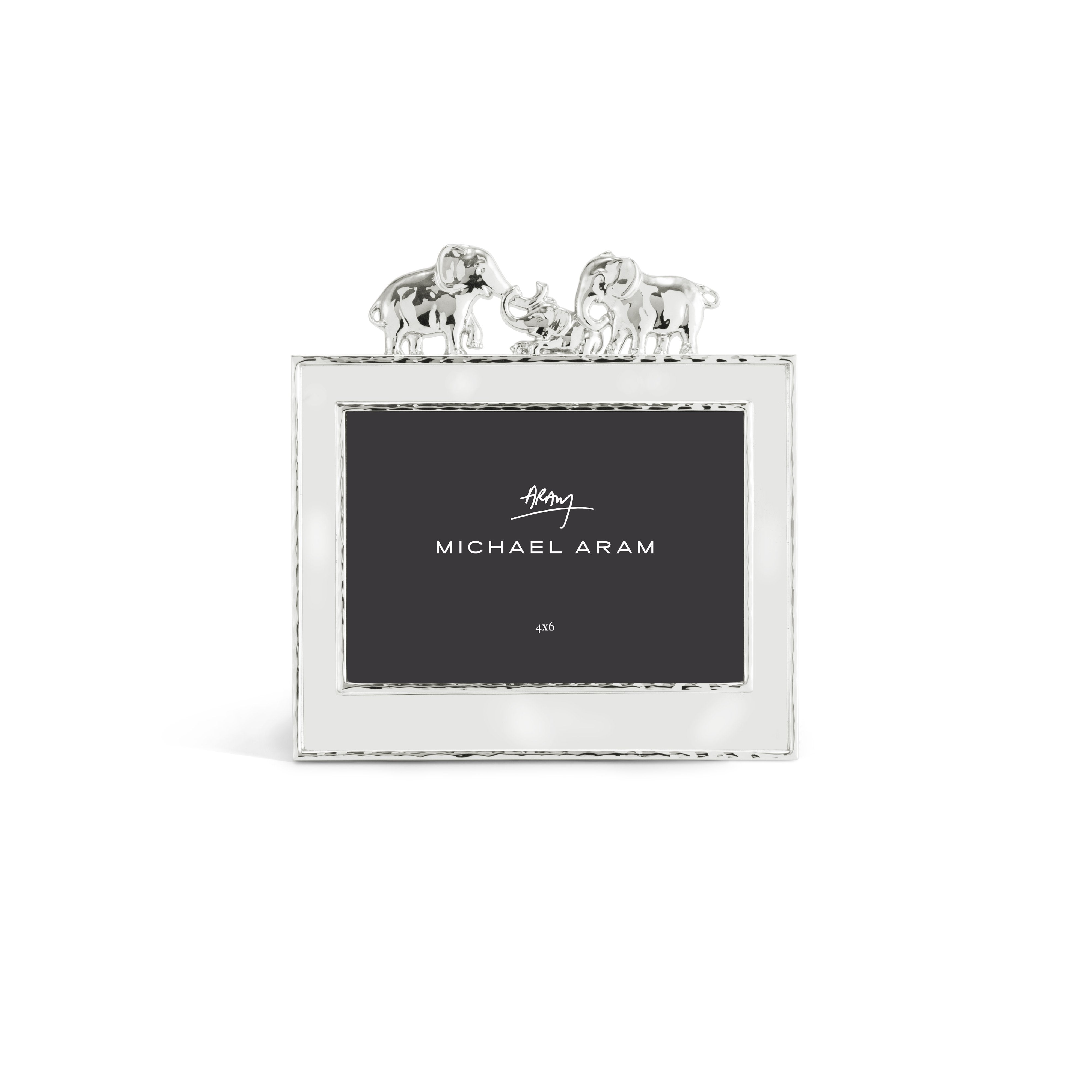 4x6 Elephant Photo Frame - Elegant Home Decor for Pictures, Wall Art, and Gift Ideas | Perfect for Living Room, Bedroom, and Office Display