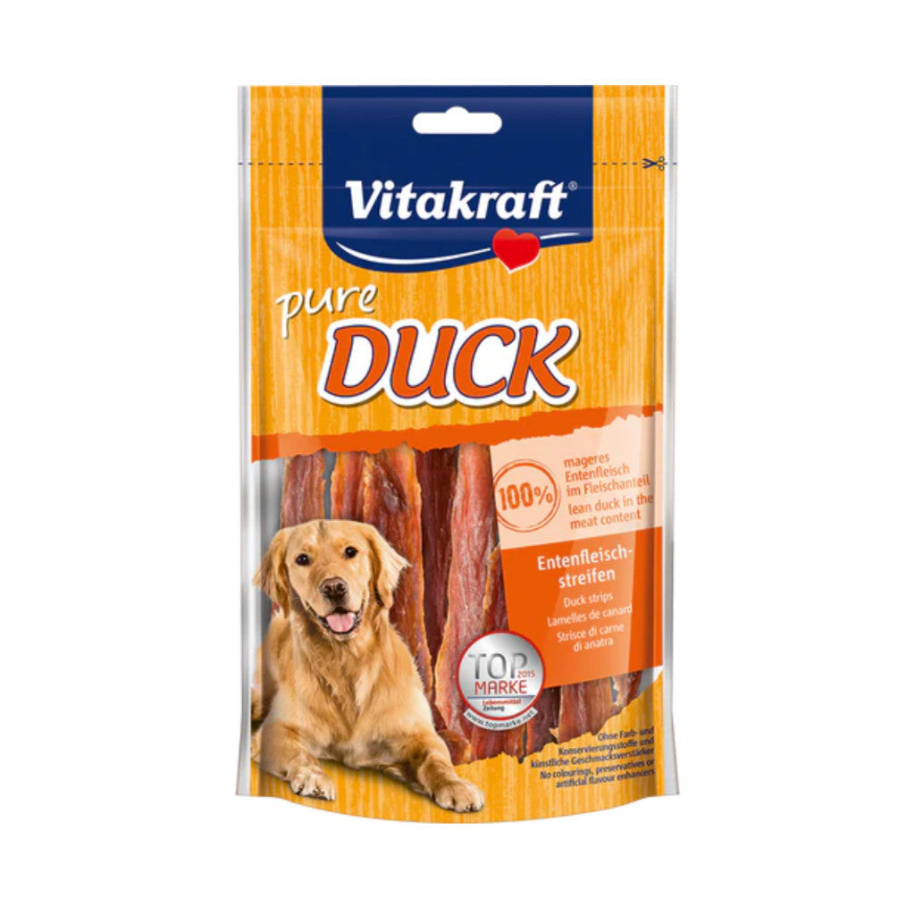 Vitakraft Natural Dog Treats 80g - Healthy Chicken, Cheese, Beef, Lamb, Duck, Ham & Fish Flavors for Small & Large Dogs - High Protein Snacks for Training, Rewards & Dental Care