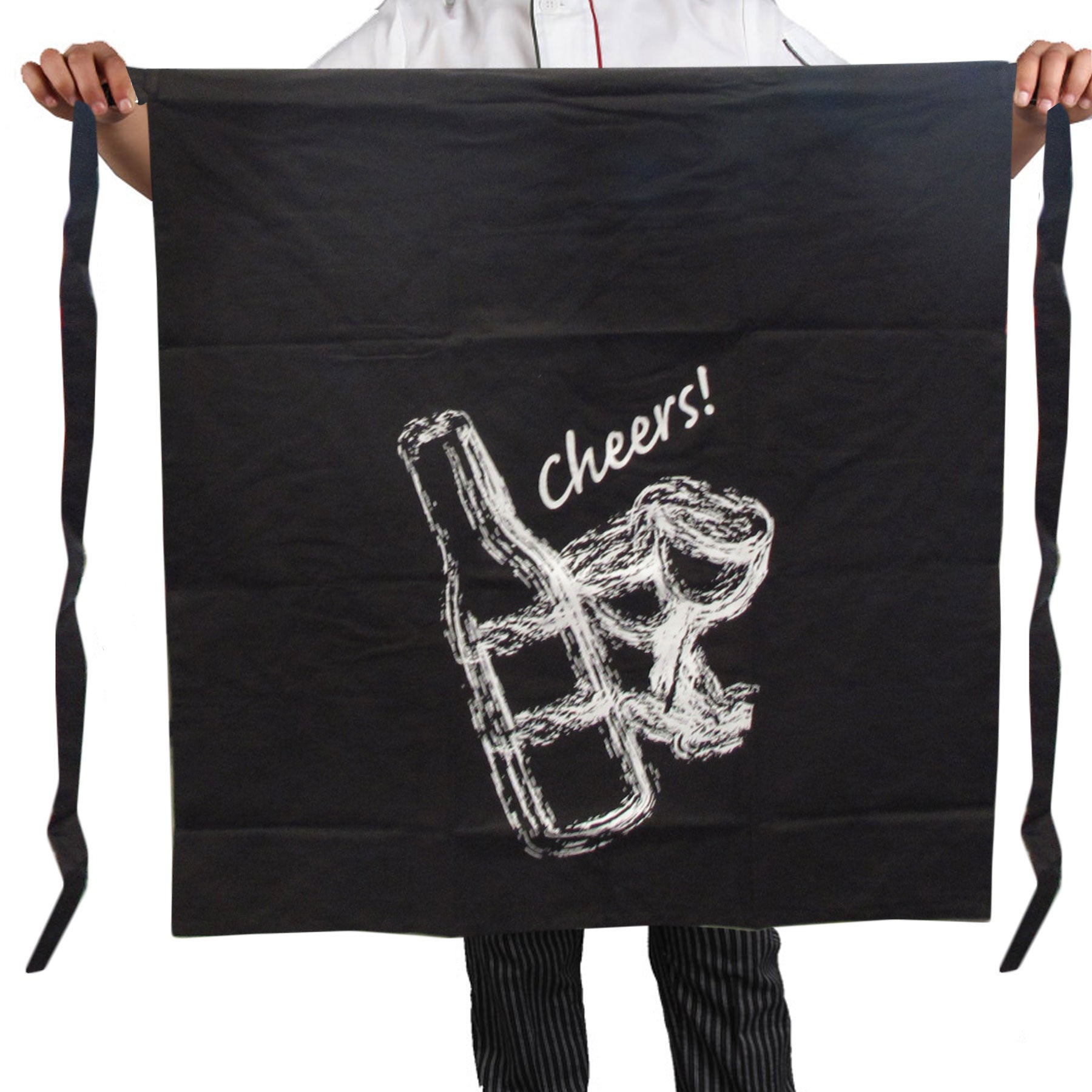 100% Cotton Heavy Duty Chef Half Apron for Cooking, Baking & Grilling - Perfect for Professional Chefs, Home Cooks & BBQ Enthusiasts