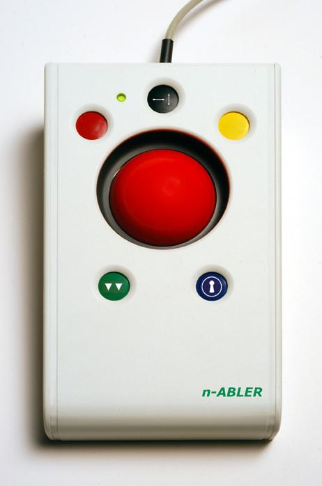 N Abler Rollerball Trackball Mouse - USB Ergonomic Computer Mouse for Office & Gaming - Perfect for Graphic Design, CAD Work & Long Computing Sessions