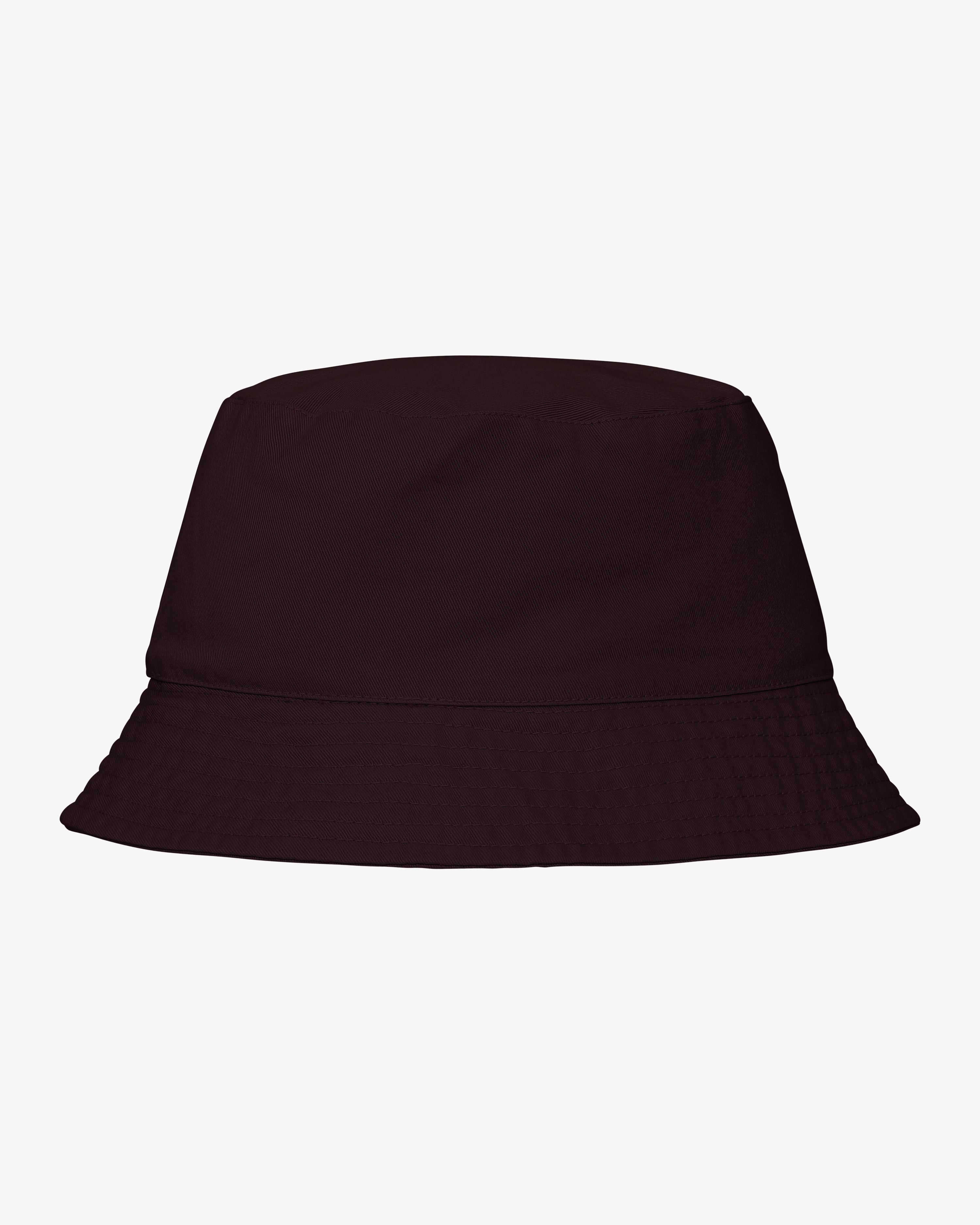 Organic Cotton Bucket Hat for Women & Men - Breathable Sun Protection Oxblood Red - Perfect for Beach, Hiking & Outdoor Activities