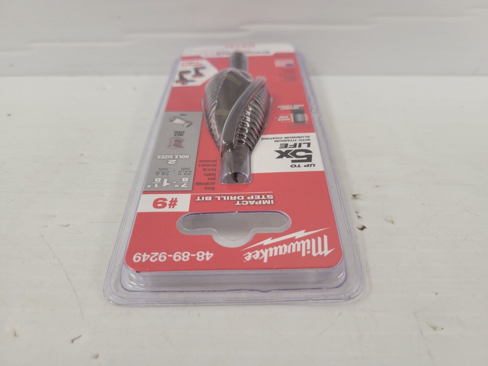 Milwaukee 48-89-9249 High-Speed Steel Drill Bit Set - Perfect for Metal, Wood, and Plastic Drilling - Ideal for DIY Projects and Professional Use