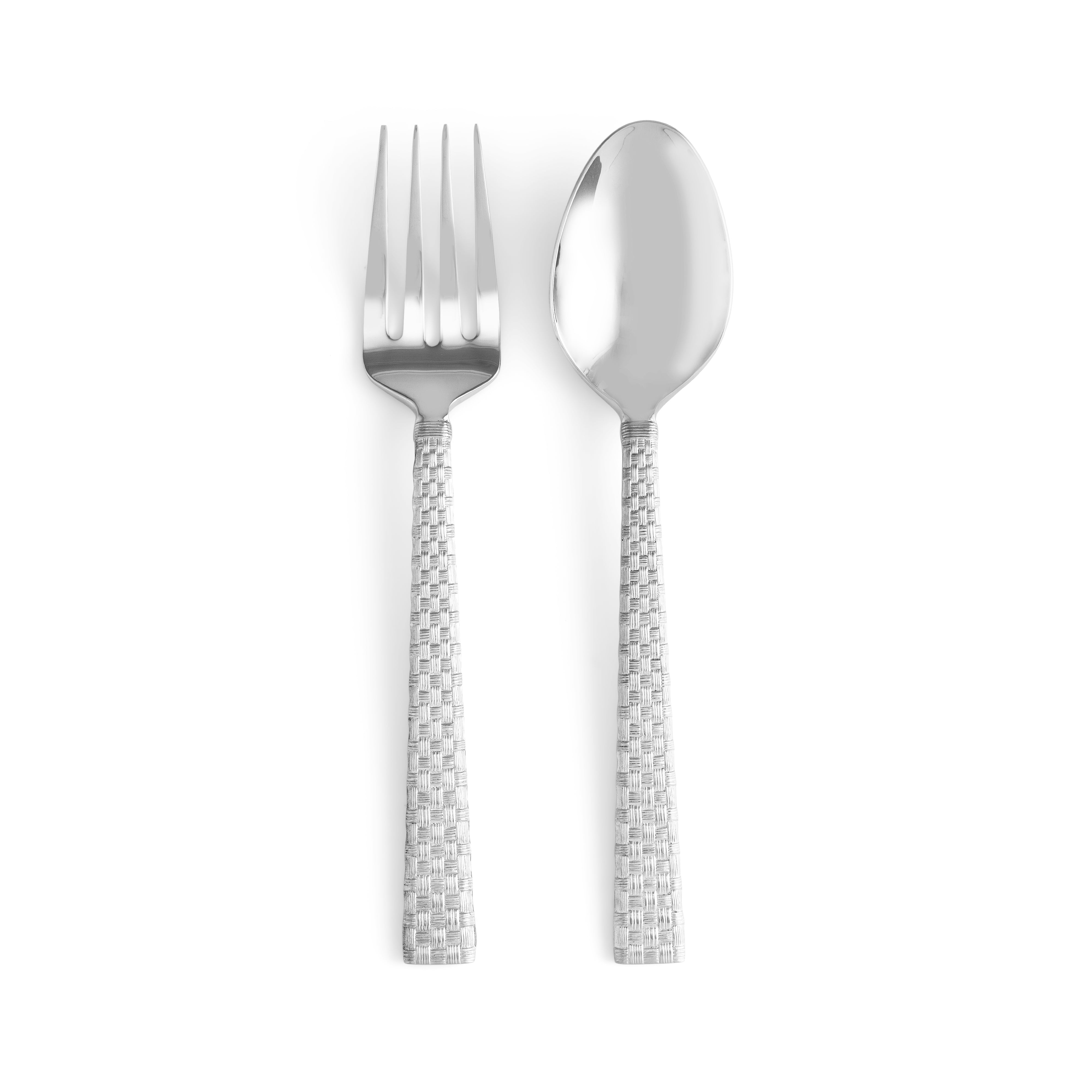 Premium Palm Serving Set - Elegant Silver Plated Appetizer Utensils for Parties, Weddings & Entertaining