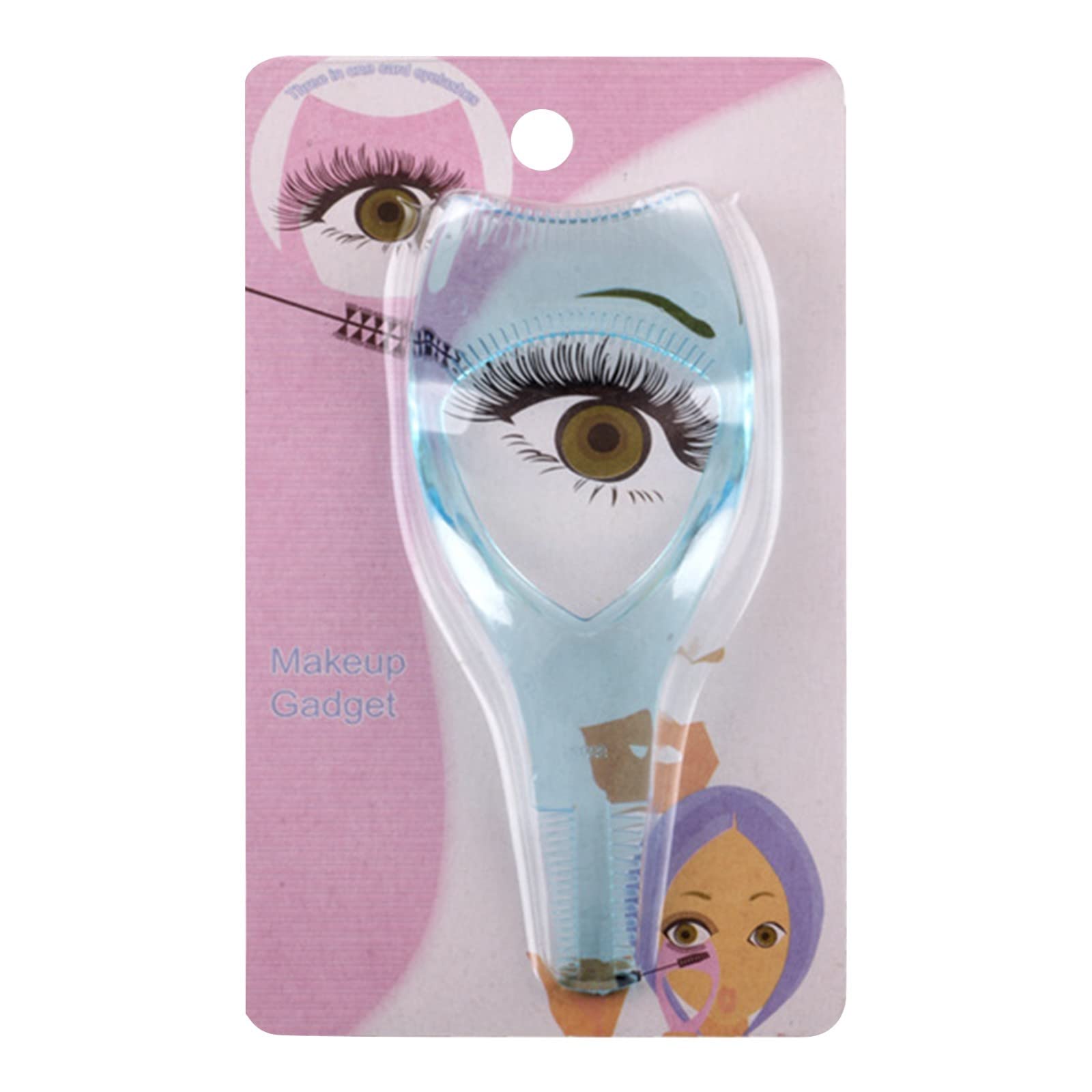 Professional Eyelash Curler Guard - Plastic Lash Protector for Safe Makeup Application & Removal | Perfect for Salon, Home Use & Travel (Size B, One Size Fits All)