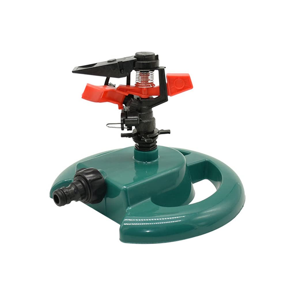 WSSBK Adjustable Lawn Sprinkler with Rotating Nozzles - 360° Garden Watering System for Lawn, Greenhouse & Backyard Irrigation (1PC)