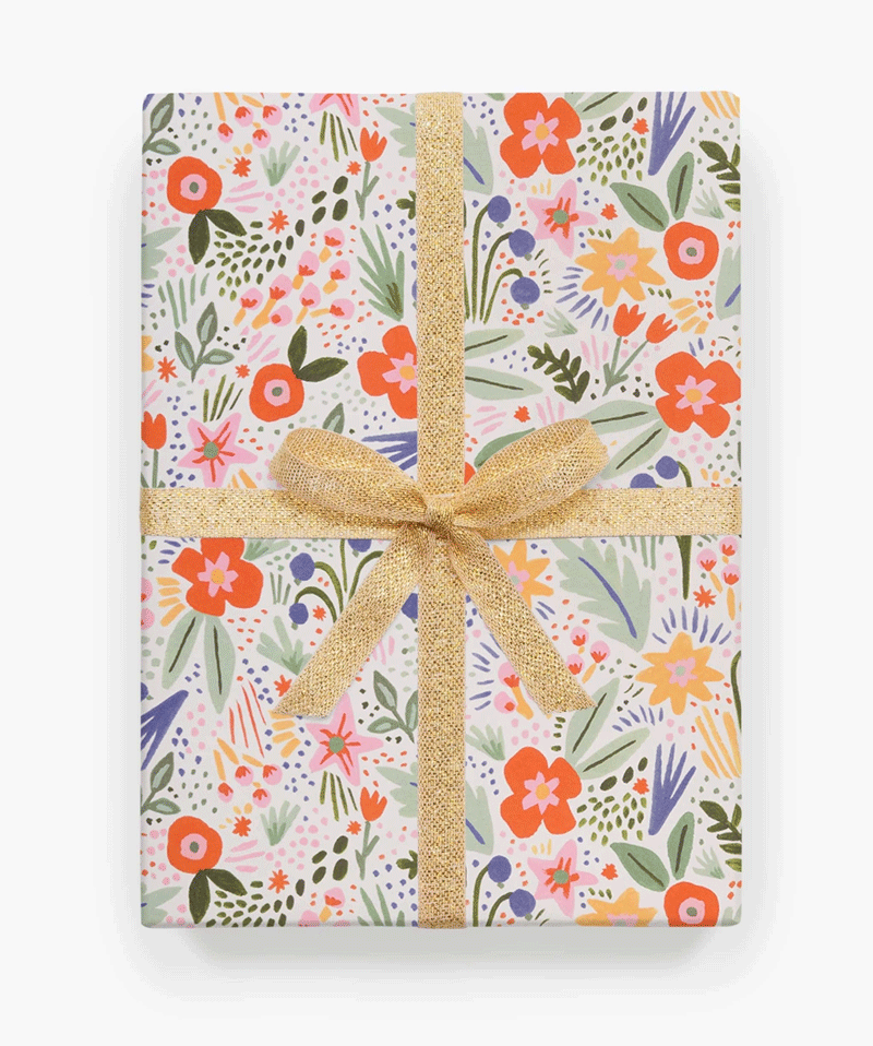 Rifle Paper Co Fiesta Wrapping Sheets - Colorful Floral Gift Wrap Paper for Birthdays, Parties & Special Occasions - Perfect for DIY Crafts, Gift Bags & Present Wrapping