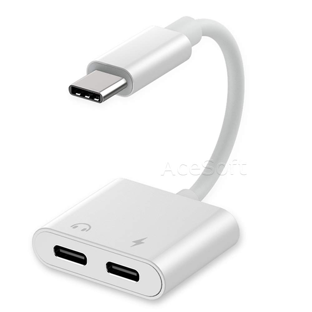 Samsung Galaxy S20 FE 5G USB C to 3.5mm Headphone Jack Adapter with Built-in DAC Chip - 2-in-1 Type C Charger & Audio Converter for SM-G781U - Perfect for Gaming, Music & Hands-Free Calling