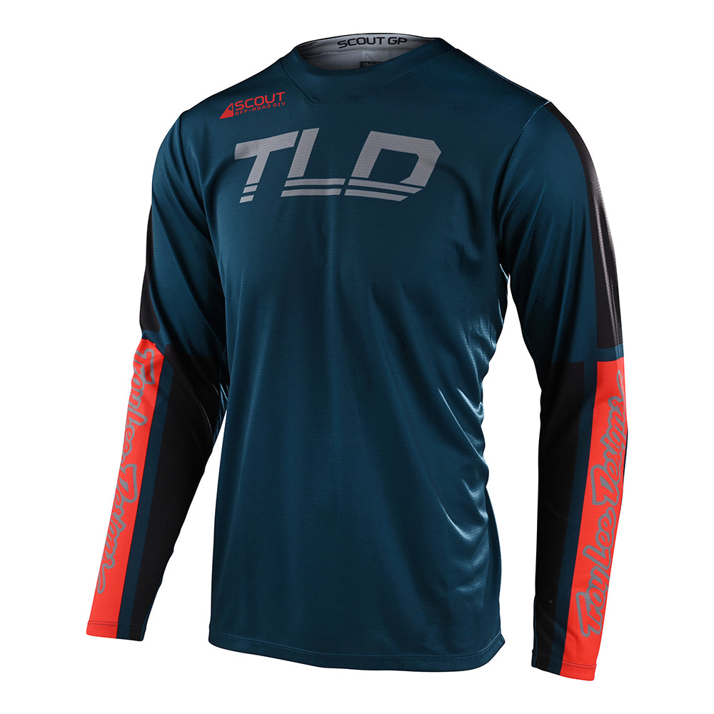 Scout GP Off Road Jersey Recon Marine - Durable Motocross & ATV Riding Shirt for Men - Perfect for Off-Road Racing, Dirt Biking & Outdoor Adventures