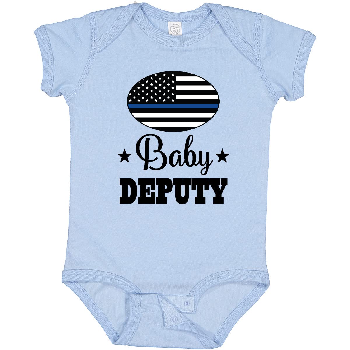 Inktastic Police Deputy Baby Clothes - Cute Infant Bodysuit for Boys & Girls | Perfect for Law Enforcement Themed Parties, Family Photos & Everyday Wear