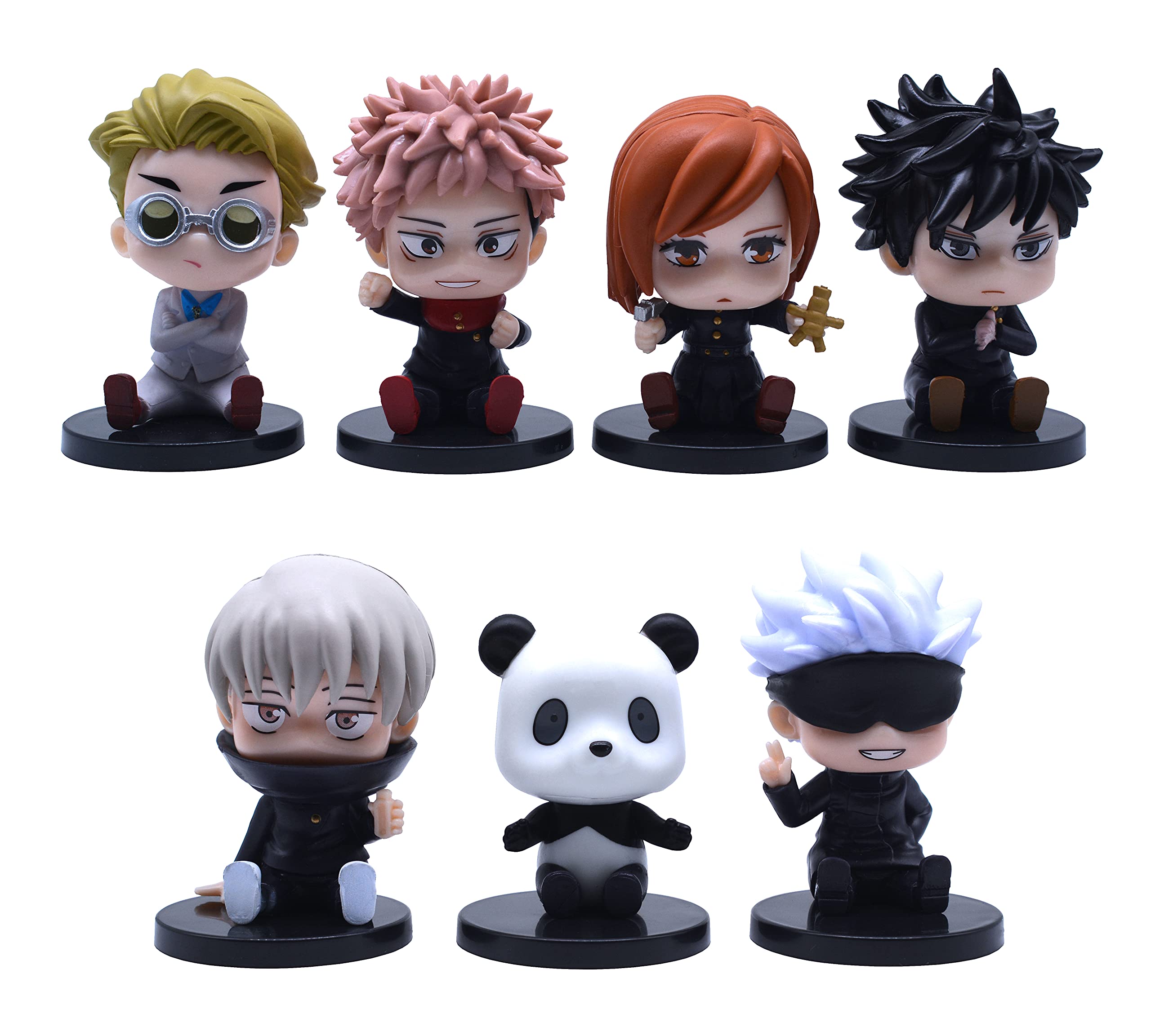 7 Anime Characters Ryomen Sukuna Action Figure - Collectible Anime Statue for Fans, Decor & Gift for Jujutsu Kaisen Lovers