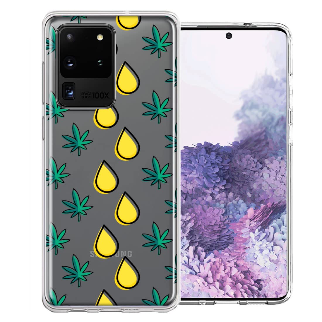 Samsung Galaxy S20 Ultra Case - Drip Design Dual Layer Cover for Protection & Style