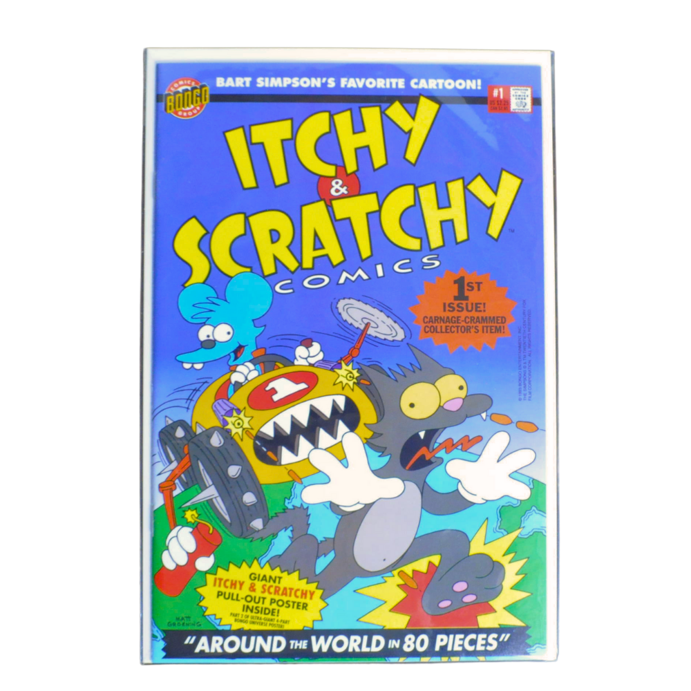 Itchy & Scratchy #1 Comic Book (1993) - Bongo Comics Group - Perfect for Collectors and Fans of Classic Cartoons