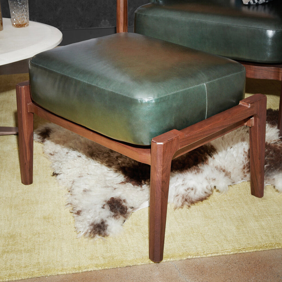 Brightliner Alva Ottoman by Stellar Works - Modern Storage Ottoman with Tufted Upholstery for Living Room, Bedroom & Office
