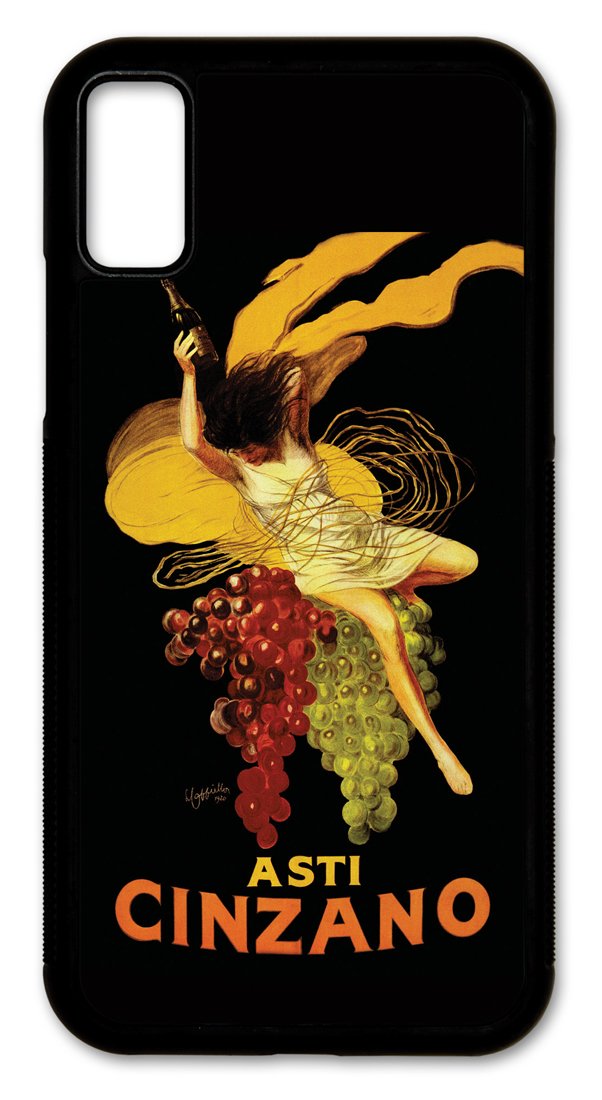 Slim Fit iPhone X & Xs Phone Case - Durable Protective Cover with Multi-Colored Asti Cinzano Design | Perfect for Everyday Use, Travel & Gift Giving