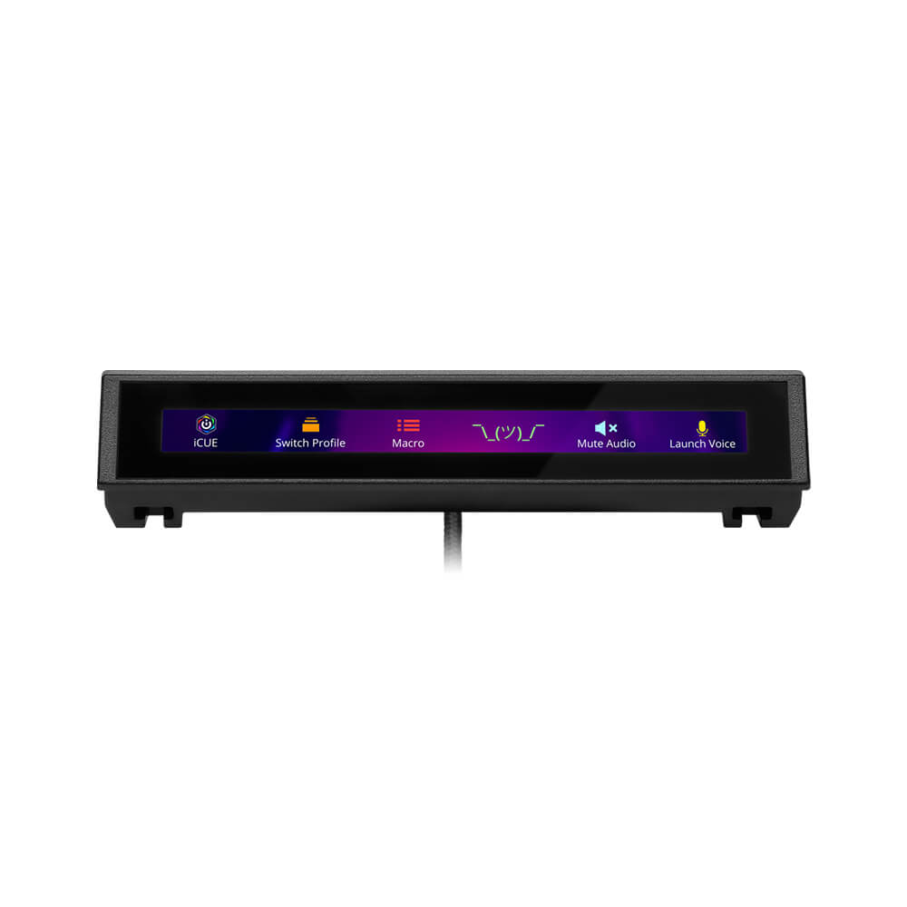 Corsair iCUE NEXUS Companion Touch Screen LCD Display - Programmable Macro Keys & RGB Lighting for Gaming PC Setup | Perfect for Streamers & Esports Enthusiasts
