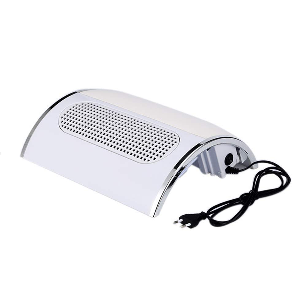 3-in-1 Nail Dust Collector & Vacuum Cleaner - High Power Desktop Nail Dryer with Dust Bag, Hand Pillow & Dual-Use Design (110V/220V) | Perfect for Nail Salons, Home Manicures & Professional Nail Art