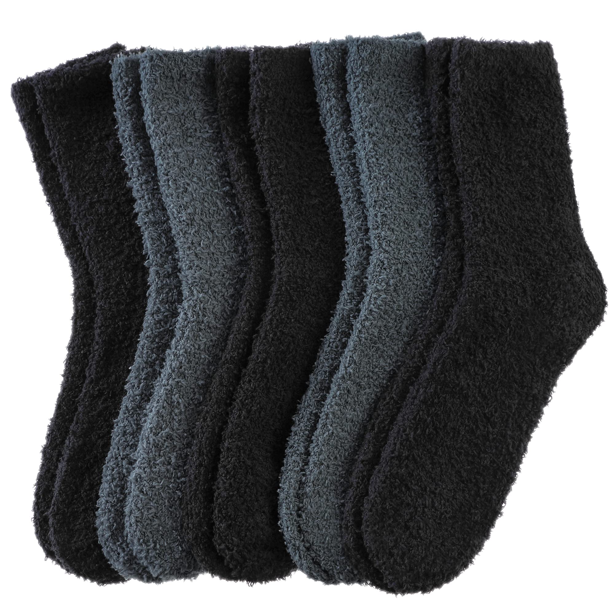 MQELONG Women's Super Soft Fuzzy Cozy Home Sleeping Socks - Microfiber Winter Warm Slipper Socks for Indoor Relaxation, Lounging & Cold Weather Comfort