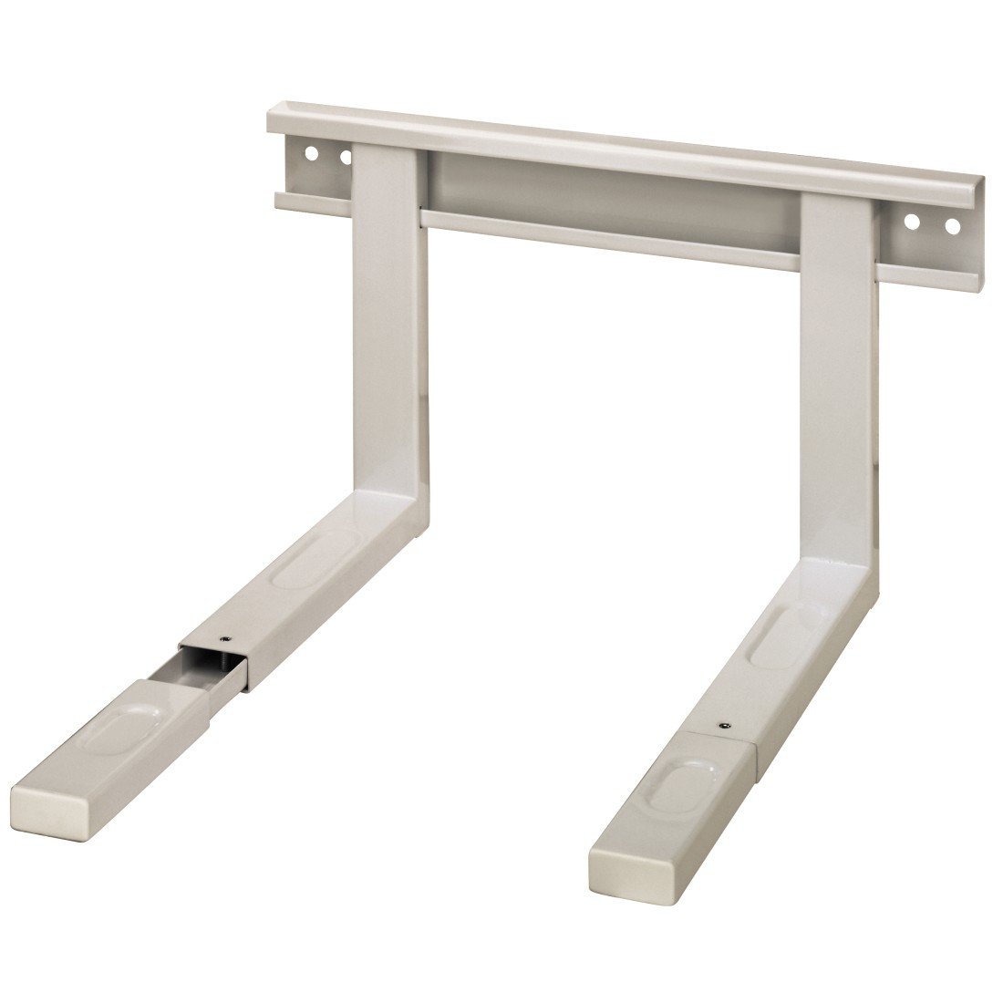 110930 White Microwave Bracket - Heavy Duty Wall Mount Shelf for Kitchen, Microwave Oven Holder for Space Saving Organization