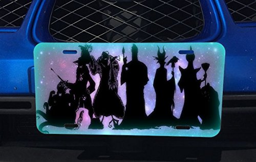 Villains United Car License Plate Cover - Trendy Aluminum Design for Vehicles | Perfect for Cars & Trucks