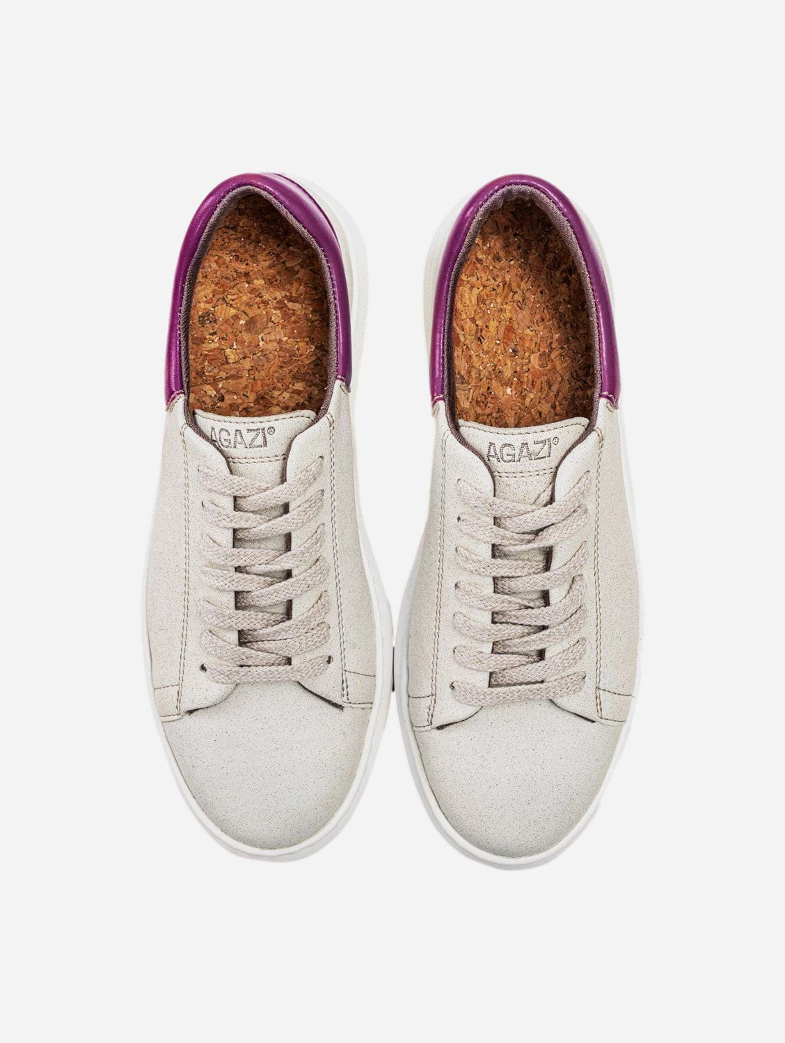 Blanka Women's Vegan Sneakers - Apple & Corn Leather, Purple | Eco-Friendly, Comfortable & Stylish for Casual Wear, Work & Travel