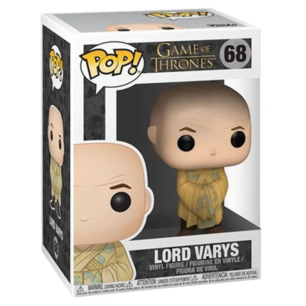 Game of Thrones Lord Varys Pop! Vinyl Figure #68 - Funko Pop Collectible Toy for GOT Fans - Perfect for Display, Gifts, and Fantasy Collections