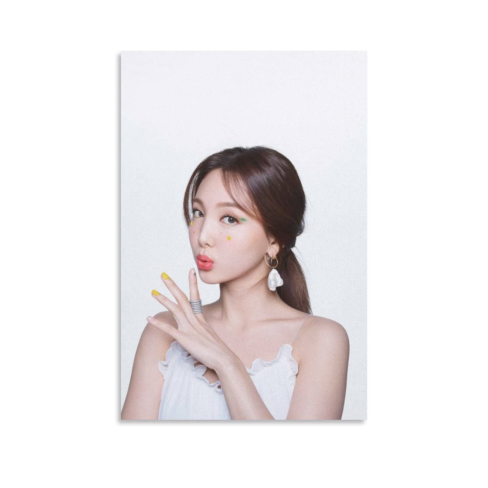 Star Twice Kpop Girl Group Allure May 2020 Teaser Nayeon Merchandise Poster - Premium Canvas Wall Art Decor (24x36inch/60x90cm) for Living Room, Bedroom & Kpop Fan Gifts