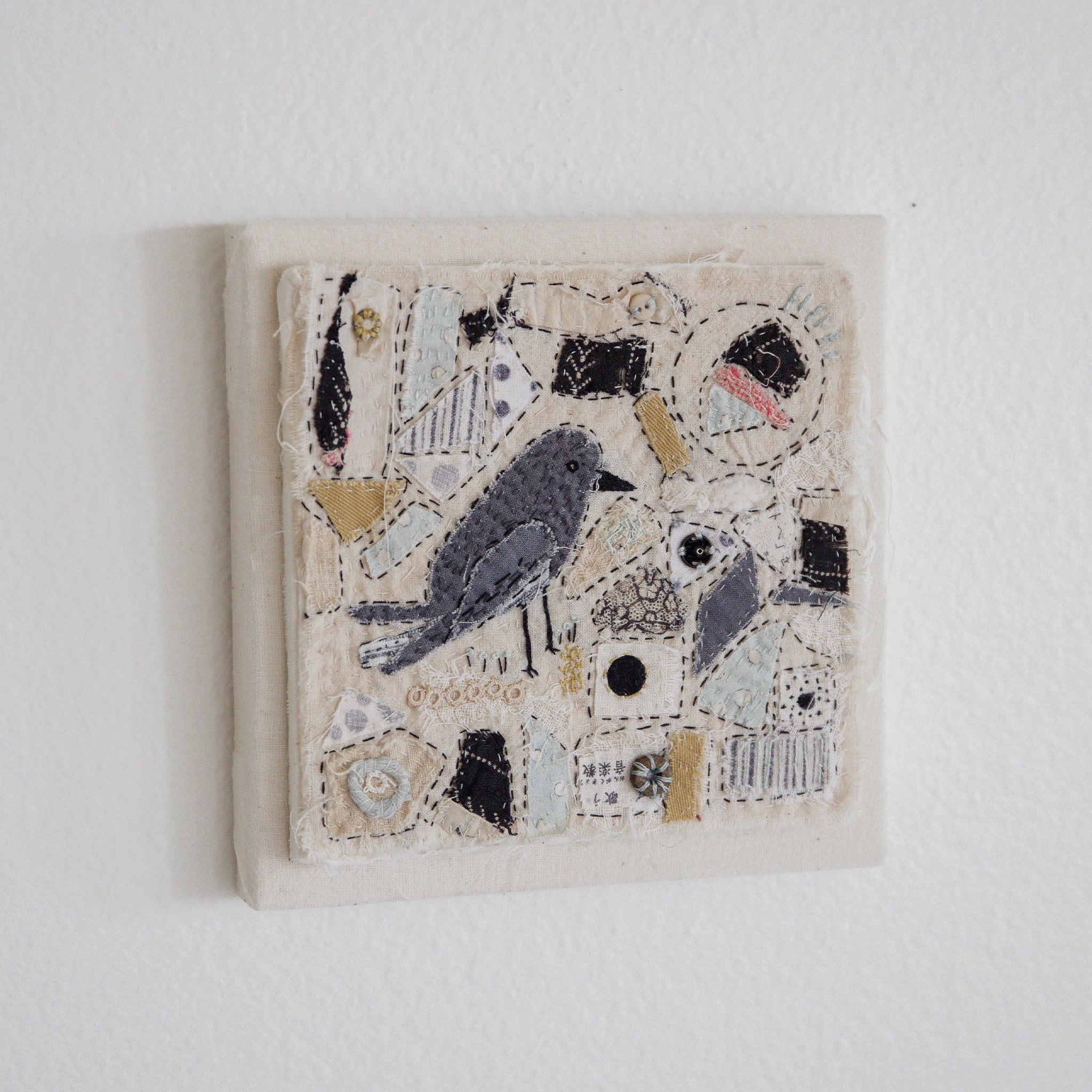 Hutch Studio Birds the Word Fabric Art Collection | Wall Decor for Home & Office | Perfect for Living Room, Bedroom & Nursery Decor
