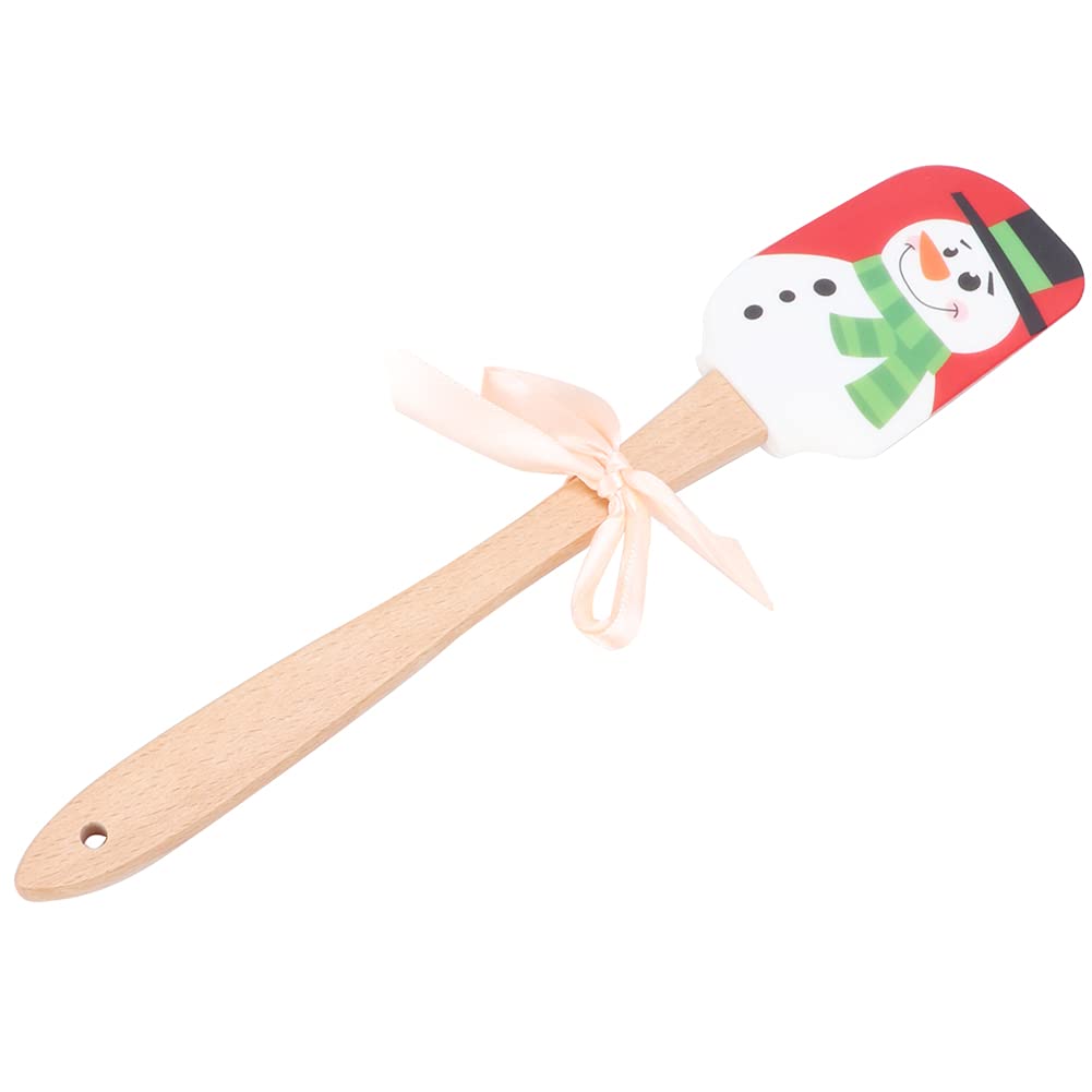 Snowman-Shaped Butter Scraper - Stainless Steel Kitchen Tool for Baking, Spreading & Cake Decorating - Perfect for Christmas Gifts & Holiday Cooking