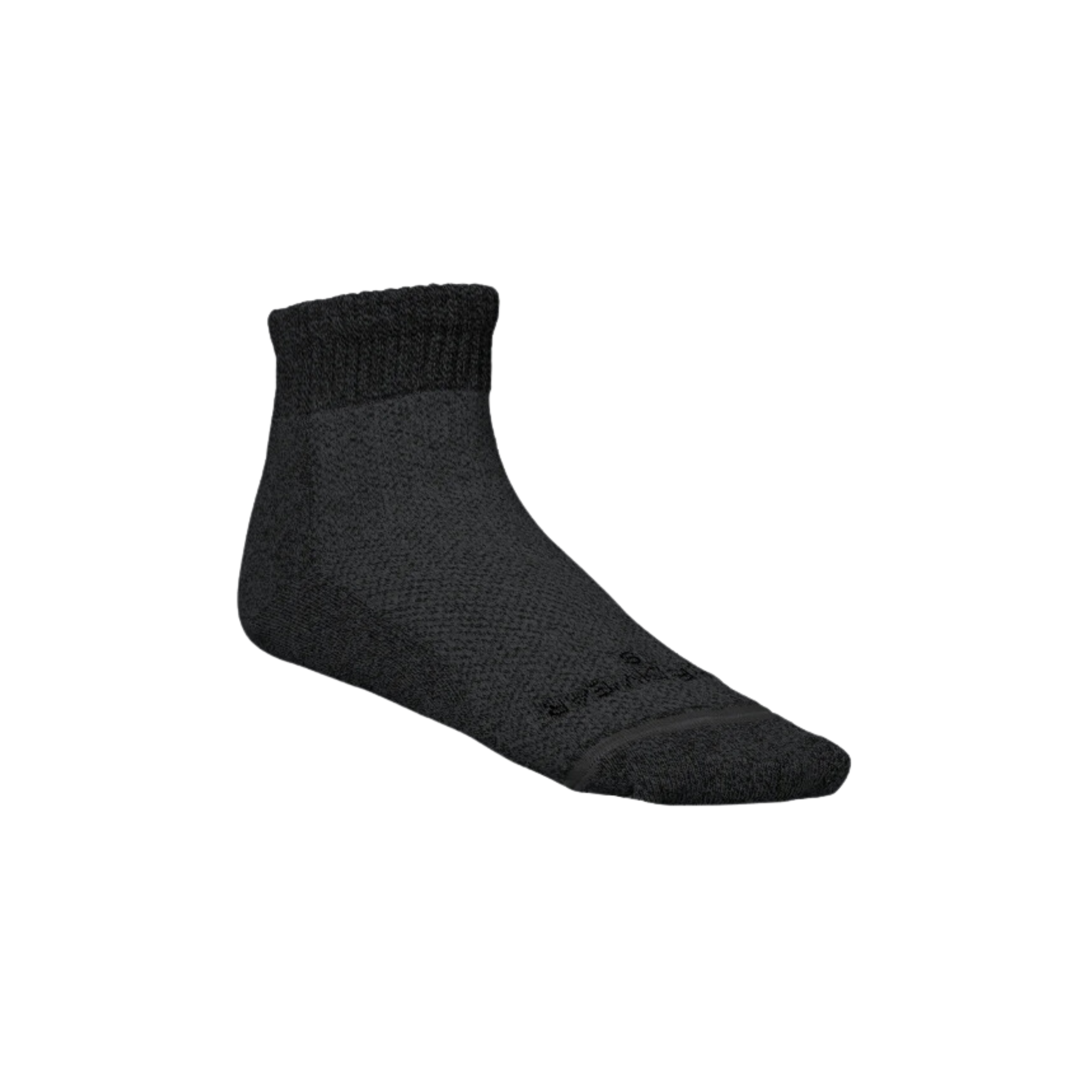 Unisex Ankle Compression Socks for Improved Circulation - Black (Large) - Perfect for Travel, Sports & Recovery