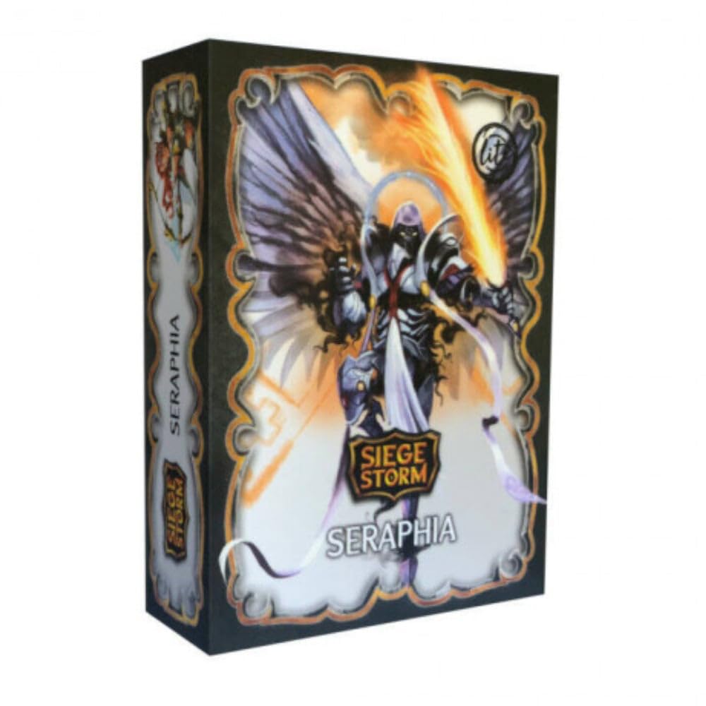 Van Ryder Games Siege Storm Seraphia Faction Deck - Strategic Card Game for Collectors & Players - Perfect for Game Nights & Tournaments
