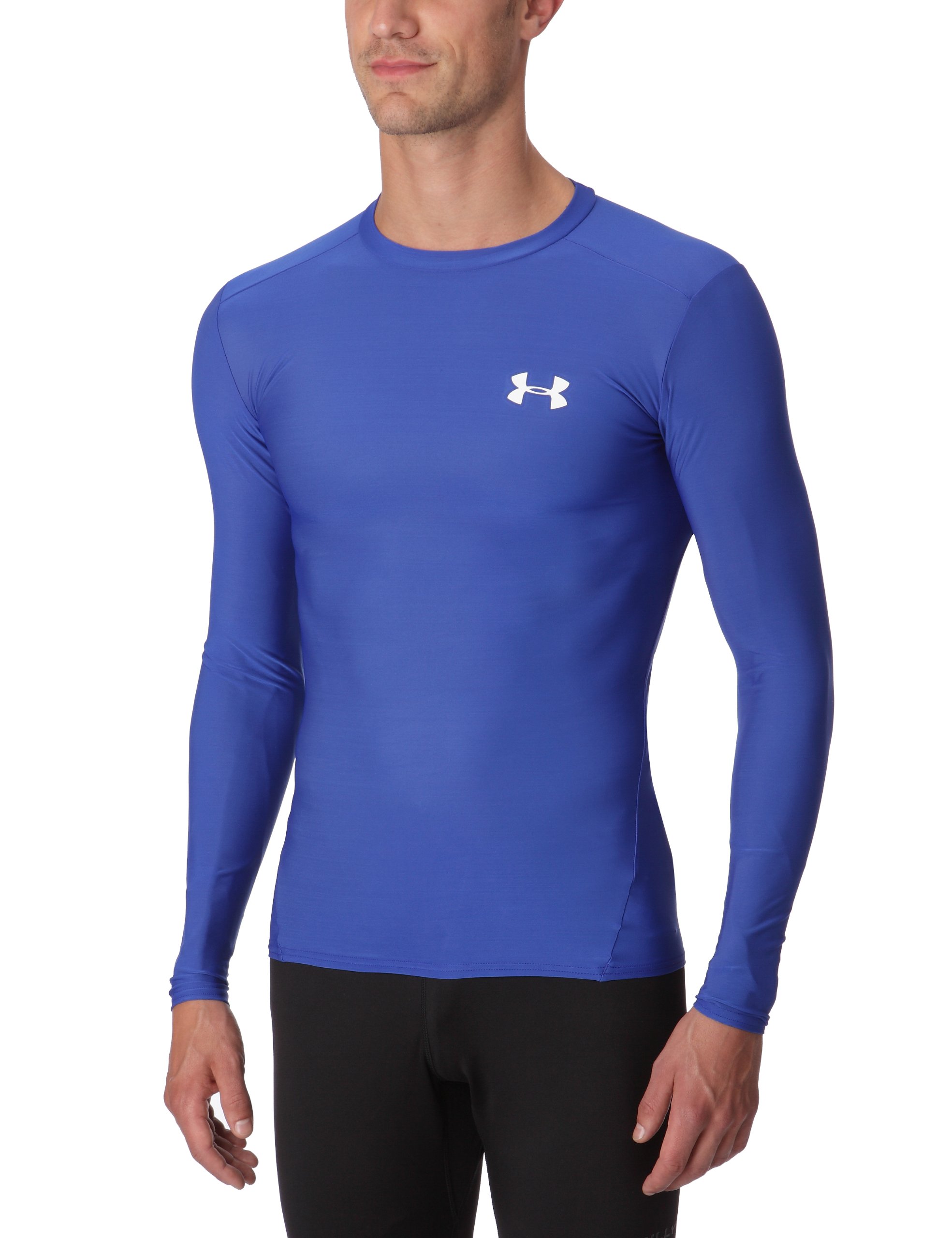 Under Armour Men's HeatGear Compression Long Sleeve T-Shirt - Moisture Wicking, Breathable & Anti-Odor Workout Shirt for Running, Gym & Training