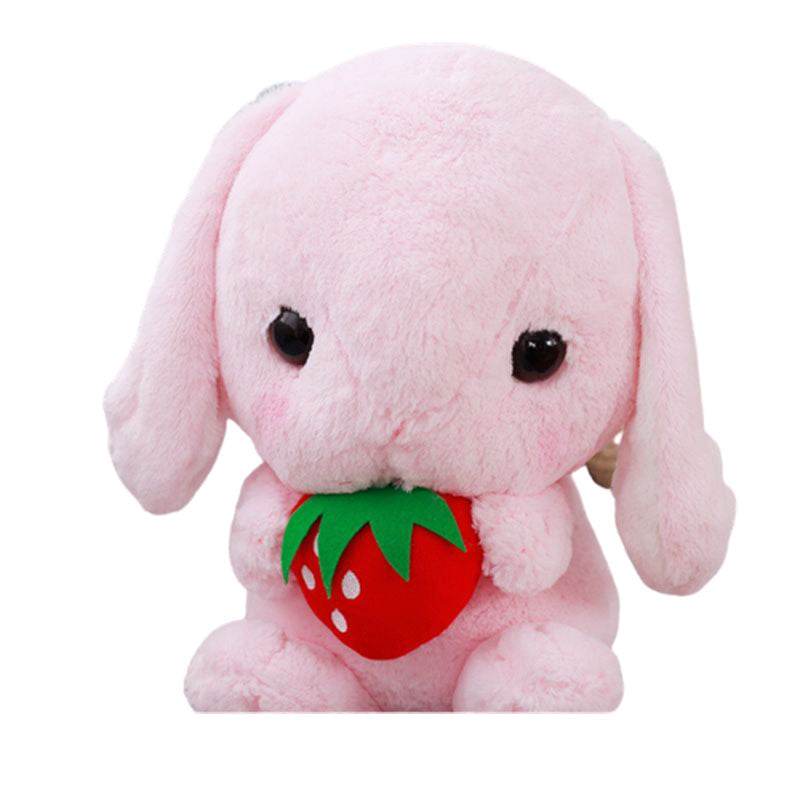 Soft Giant Furry Bunny Plush Toy with Floppy Ears - Perfect for Cuddling, Nursery Decor, and Easter Gifts