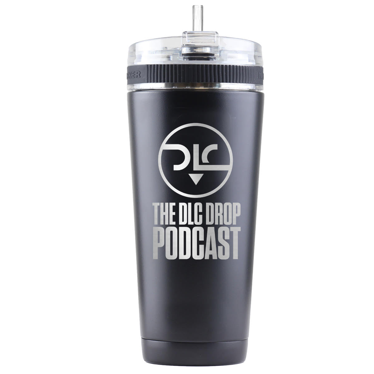 DLC Drop Custom 26oz Flexible Water Bottle - Leakproof & Durable for Gym, Hiking, Travel & Everyday Use