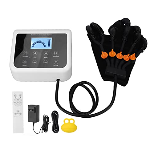ANGGREK Intelligent Hand Rehabilitation Robot Gloves - Right Side Finger Training Orthosis for Stroke Recovery & Physical Therapy (110-240V) - Ideal for Home Use & Clinical Rehabilitation
