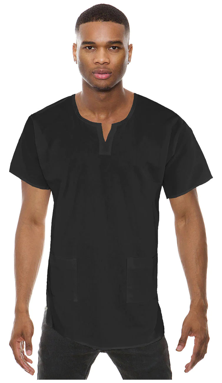 Stylish Black African Dashiki Shirt for Men - Traditional Handmade Cotton Tunic with Embroidery - Perfect for Cultural Events, Weddings & Festivals