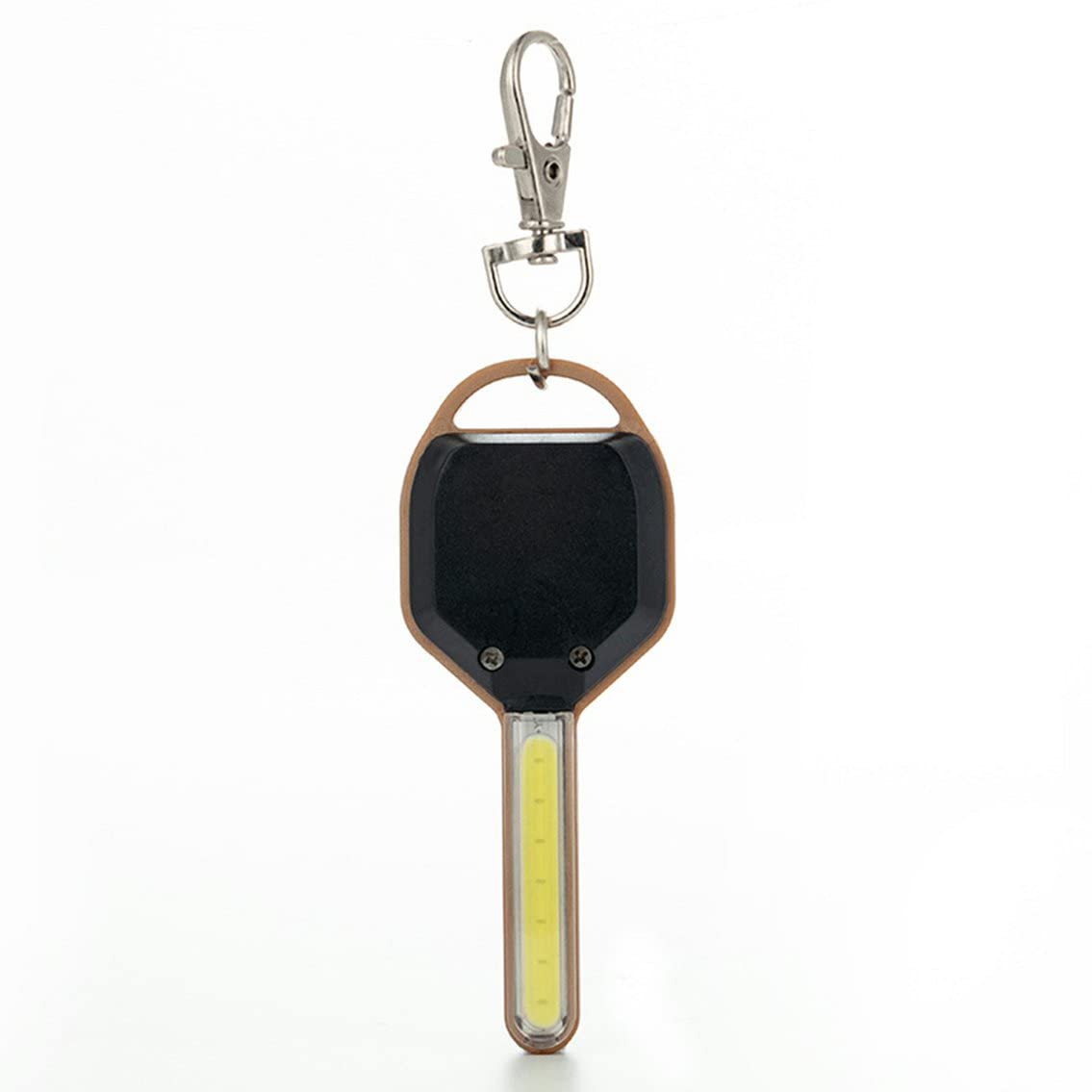 COB LED Keychain Flashlight - Ultra Bright Portable Keyring Light with 3 Modes for Emergency, Camping, Hiking & Night Use