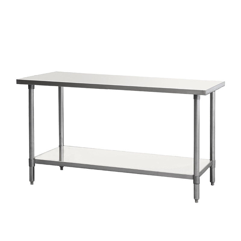 Commercial Stainless Steel Work Table 24x24x34 - Heavy Duty Food Prep Table for Restaurant Kitchen, Bakery & Catering | Chef AAA TL2243