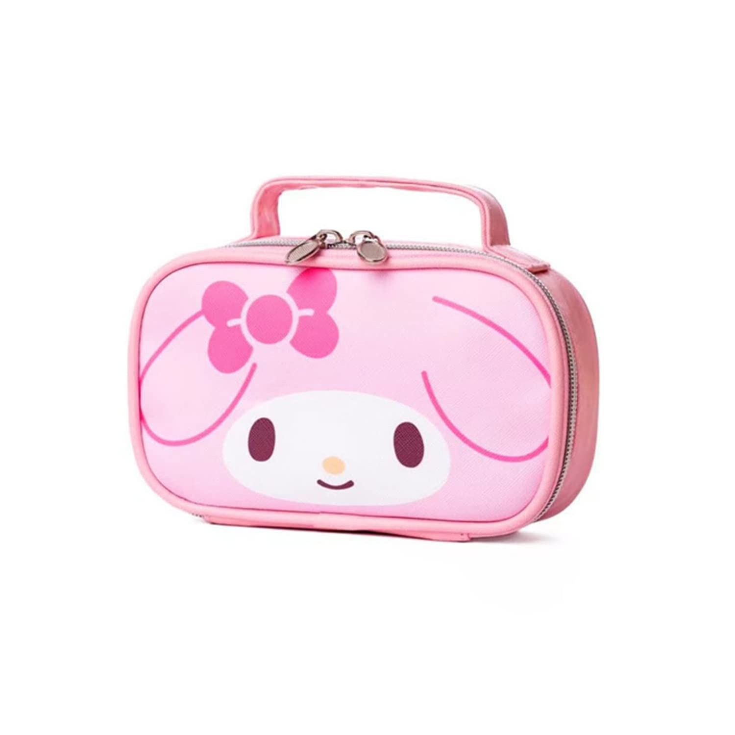 Cute Kitty Makeup Bag - Cartoon Cat Cosmetic Pouch for Travel & Storage