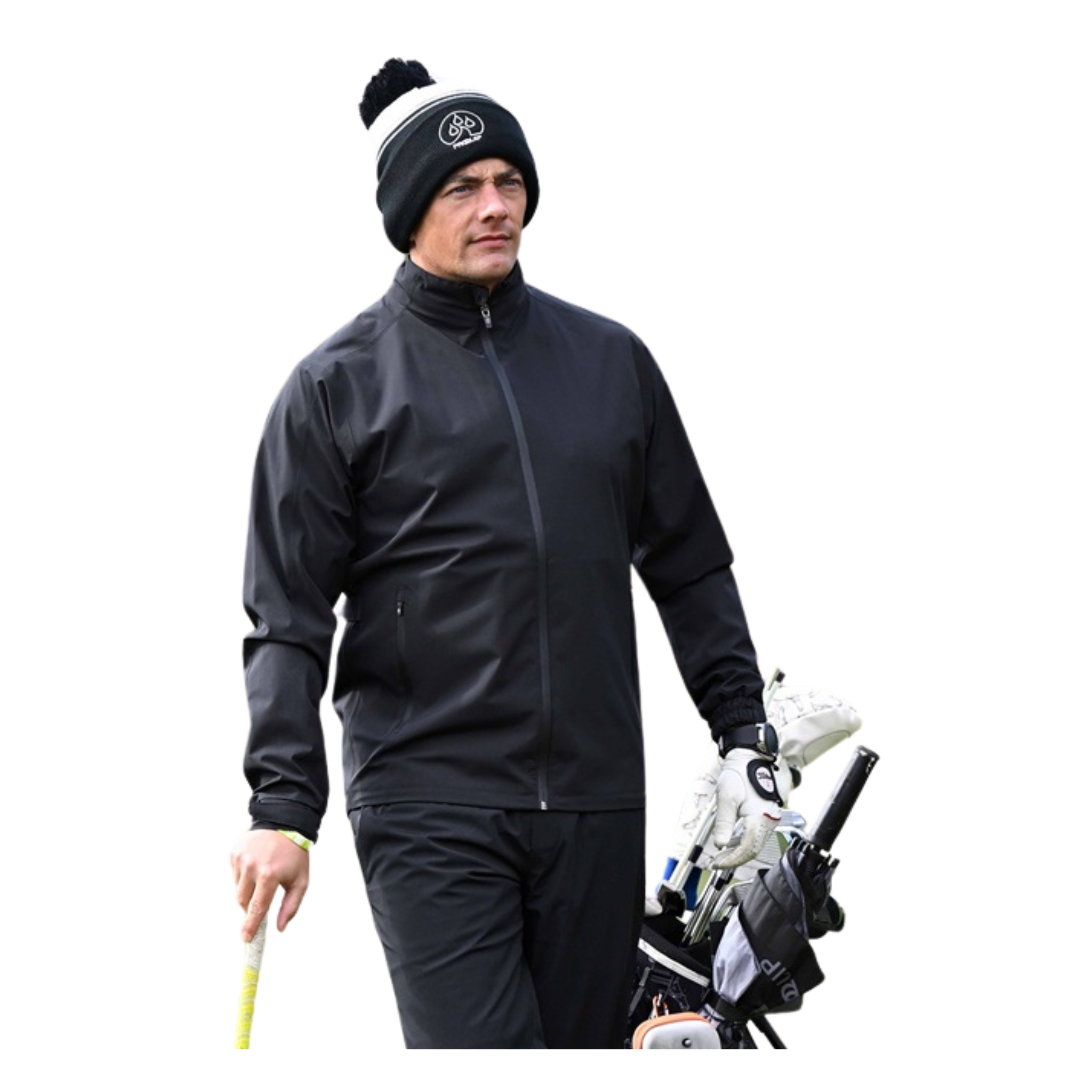 ProQuip Men's Aqualite Pro Waterproof Rain Jacket - Lightweight Windproof Outdoor Shell for Hiking, Camping & Golf