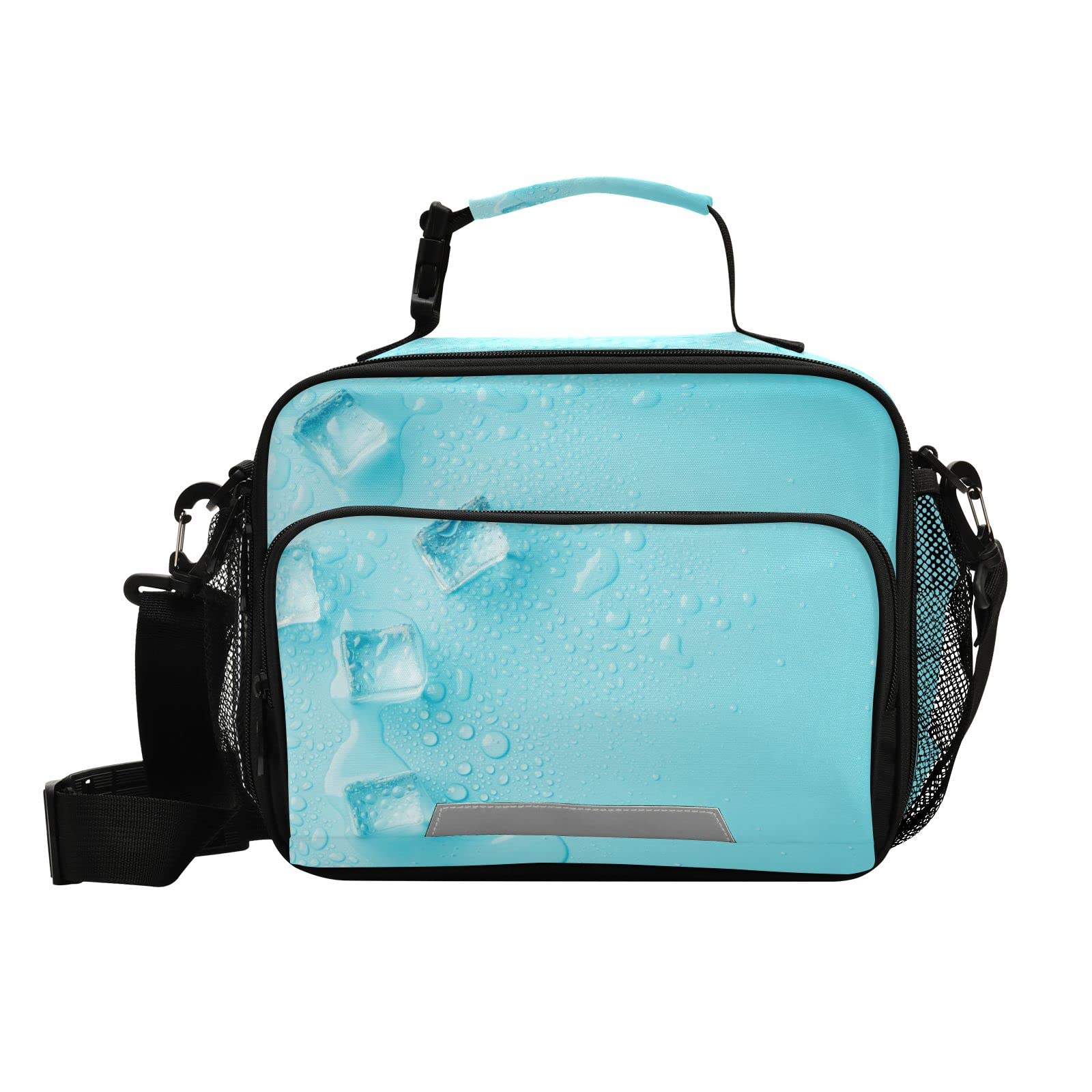 Kigai Reusable Insulated Lunch Bag with Cool Ice Cube & Removable Shoulder Strap - Leakproof Lunch Box Cooler Tote for School, Office, Travel, Picnic & Outdoor Activities | Perfect for Work, Hiking & Daily Commute