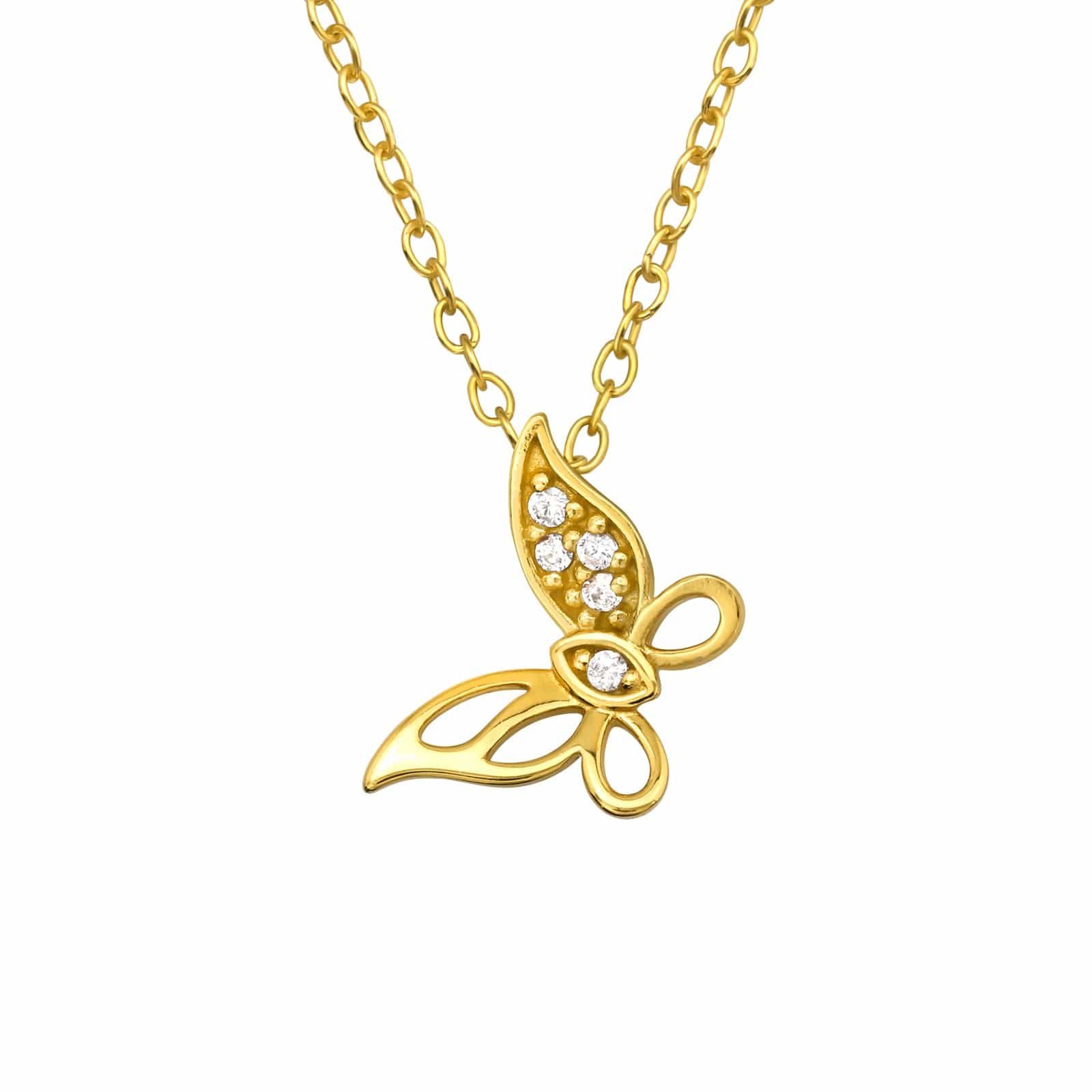 Elegant Gold Butterfly Necklace for Women - Dainty & Delicate Jewelry Gift - Perfect for Weddings, Anniversaries & Everyday Wear