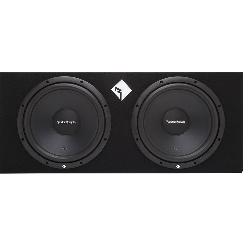 Rockford Fosgate R1 2X12 Inch High-Performance Car Audio Subwoofer - Premium Bass for Trucks, SUVs & Custom Car Audio Systems | Perfect for Road Trips & Music Enthusiasts