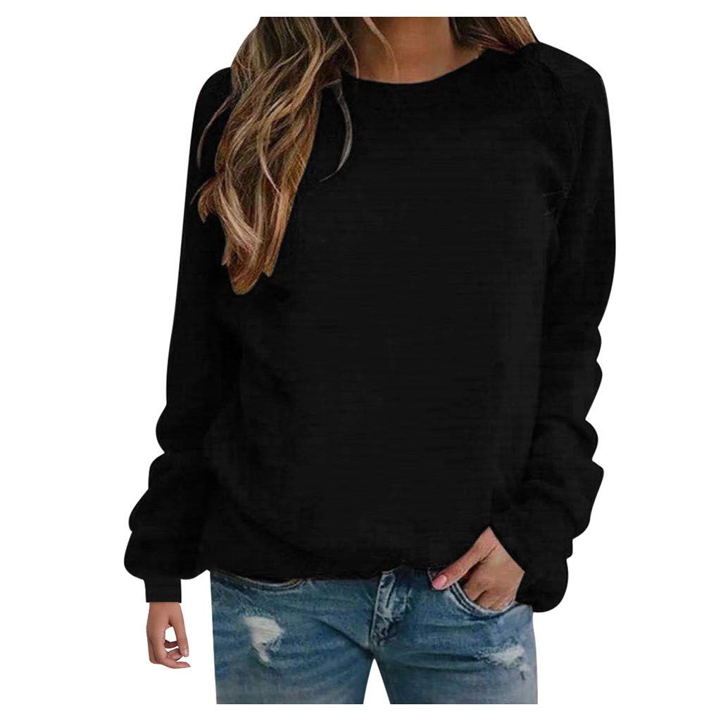 Plus Size Women's Sunflower Sweatshirt - Long Sleeve Round Neck Casual Loose Tops for Everyday Wear & Outdoor Activities