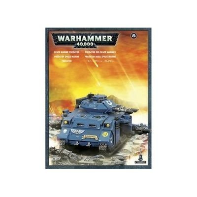 Games Workshop Warhammer 40K Space Marines Predator Tank Model Kit - Perfect for Tabletop Battles & Miniature Wargaming