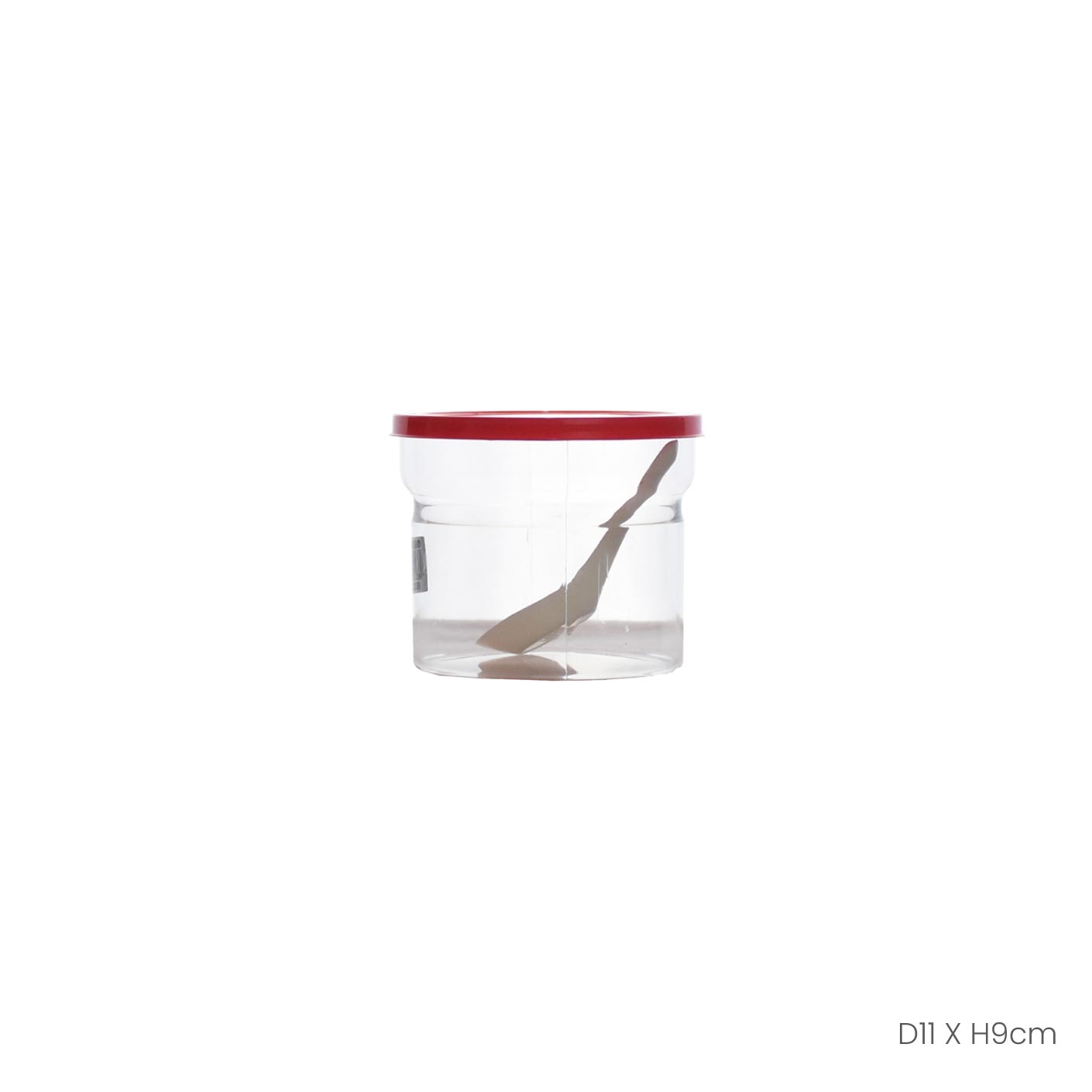 Round Plastic Food Storage Container with Scoop (1238) - Ideal for Kitchen Pantry Organization, Flour, Sugar & Dry Goods Storage